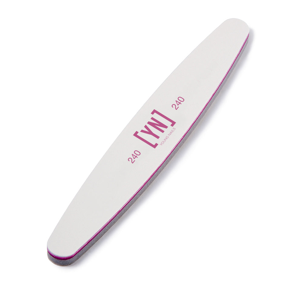 Young Nails Purple Combo File, Grit 240/240 Young Nails Purple Combo File, Grit 240/240